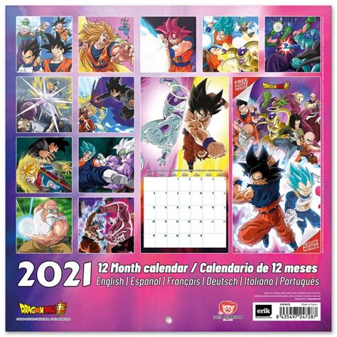 Dragon ball super english subbed episodes online free watch. Calendario 2021 30X30 Dragon Ball - Nosoloposters.com