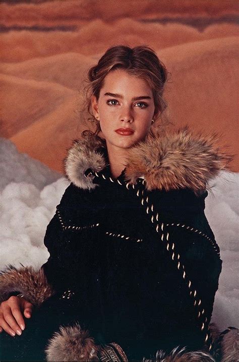 This was one of a series of photographs that brooke shields posed for at the age of ten for the photographer garry gross. Photo of Brooke Shields Modeling Coat for fans of Brooke ...
