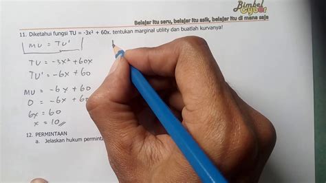 L(x,λ) ( x*, λ* ) penyelesaian dari l ( x ,λ ) ⇒ ∇ l ( x solusi optimal: Contoh Soal Dan Jawaban Kepuasan Maksimum - Dunia Sosial