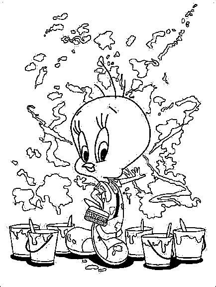 characters featured on bettercoloring.com are the property of their respective owners. tweety_bird_coloring_pages_007.gif (434×576) | Bird ...