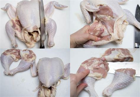 El truco reside en dejarlo marinar unas horas antes, en normalmente, para cocinar pollo a la parrilla, solemos conservar la piel y el hueso de éste para que durante el asado no se reseque la carne y el. Trucos de cocina: Cómo partir un pollo entero - Recetín