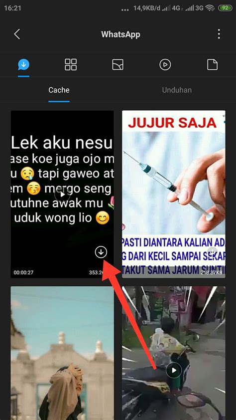 Terdapat beberapa opsi impor yang akan kita lakukan berikut: Cara Menyimpan Status WA di HP Xiaomi Terbaru - Buwoh.com