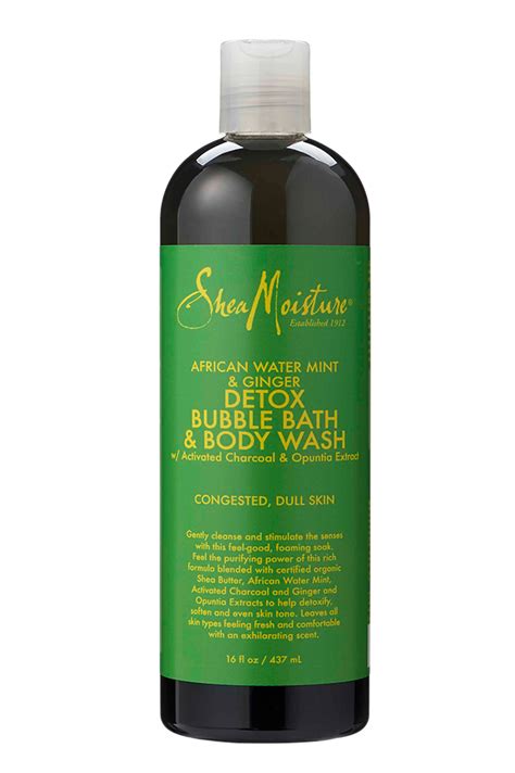 Shea moisture coconut & hibiscus illuminating body wash 384ml. African Water Mint & Ginger Detox Bubble Bath & Body Wash ...