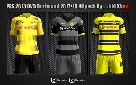 Neven subotić, roman weidenfeller and sebastian kehl wearing dortmund's uniforms by puma. PES 2013 Borussia Dortmund 2017-18 Kit Pack By Vahid Khani ...