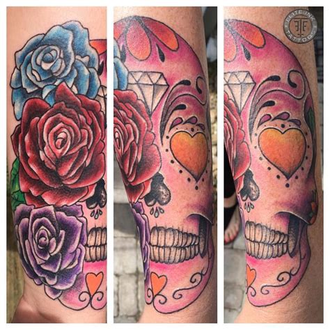 His experience has led him down the road of traveling the countryside. #tattoo by Allen Pridgen Elite Ink Tattoos of Myrtle Beach ...