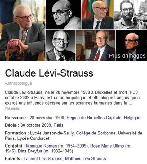 Définition du trésor de la langue française informatisé. Claude Lévi-Strauss - anthropologue et ethnologue - doodle ...