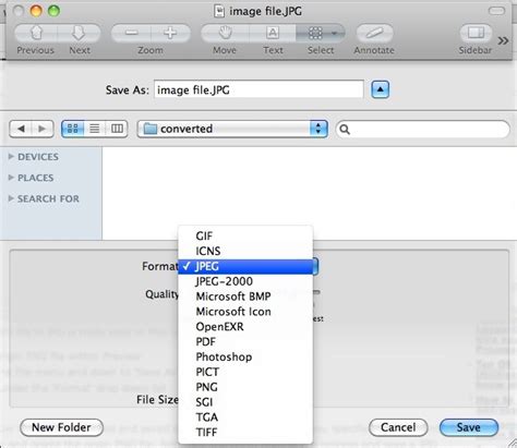 Andere mögliche konvertierungen der datei jpg. Convert Images in Mac OS X: JPG to GIF, PSD to JPG, GIF to ...