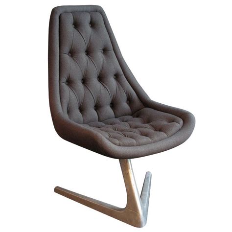 Cattle are the most common type of large domesticated ungulates. 1960's American Tufted Upholstered Swivel Chair ...