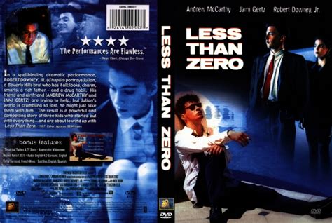 The saving grace of less than zero is downey, who gives an inspired performance. CoverCity - DVD Covers & Labels - Less Than Zero