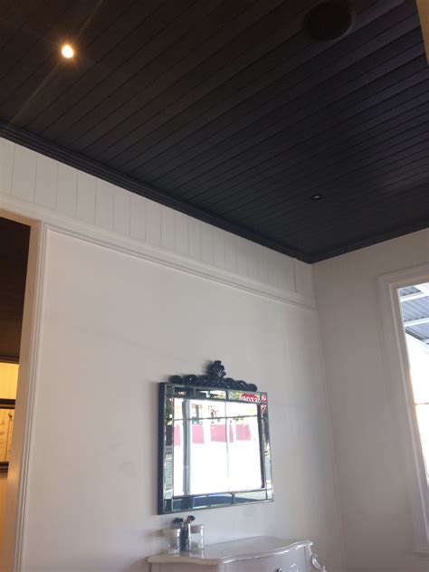 Enjoy free shipping on most stuff, even big stuff. White panelling with black or navy blue ceiling | Blue ...