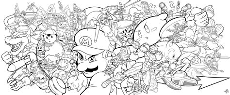 A pdf will open and you can then print the activity. Super Smash Bros. by Zombie-Graves.deviantart.com on ...