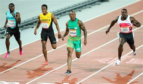 Akani simbine south africa (100m, 200m) born: SA gets two in Games 100m final