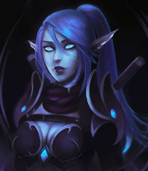 Check spelling or type a new query. World of Warcraft Art — Void Elf Rogue [Artist: Alisa ...