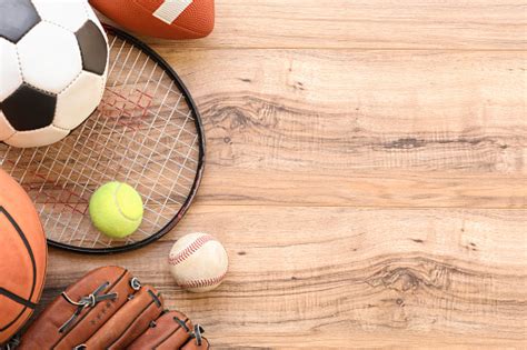 In these chapters, you will learn about the following css background properties Various Sports Equipment Balls On Wooden Background Stock ...