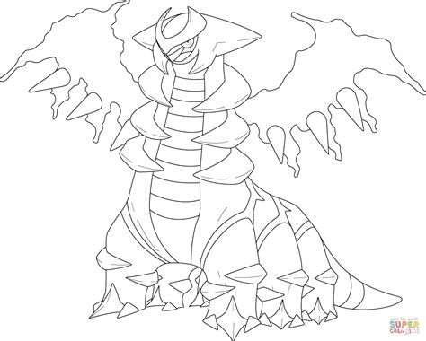 See more ideas about coloring pages, pokemon coloring sheets, pokemon coloring pages. Giratina in Altered Form coloring page | Free Printable ...