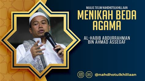 Wafat hari ini, simak profil habib ali bin abdurrahman assegaf. Menikah Beda Agama - Habib Abdurrahman Bin Ahmad Assegaf - YouTube