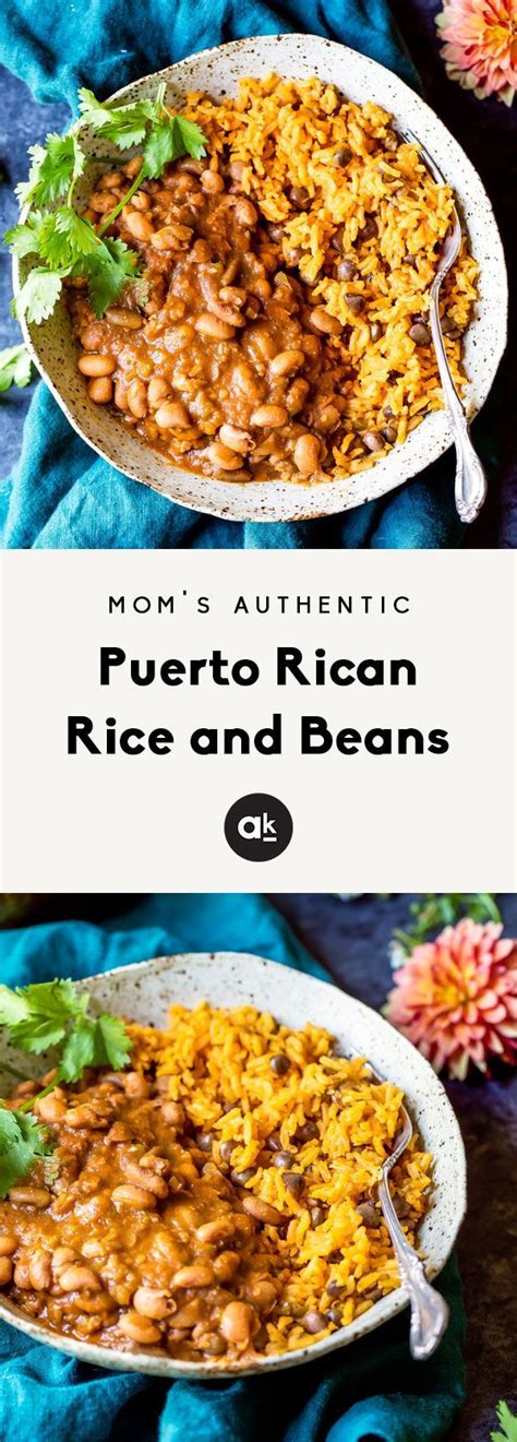 Rice oil salt & pepper oil oregano. Mom's Authentic Puerto Rican Rice and Beans | Recipe (With ...