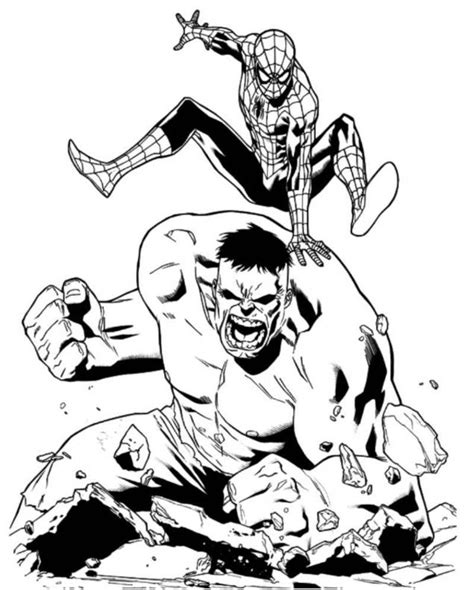 Some of the coloring page names are hulk vs spider man by quibly on deviantart, juggernoat coloring coloring, coloring spiderman vs hulk coloring, spiderman vs vulture coloring dengan gambar, coloriages imprimer hulk numro 17584, hulk drawing easy at for personal use hulk drawing easy of your choice, easy hulkbuster. Hulk #79117 (Superhéroes) - Colorear dibujos gratis