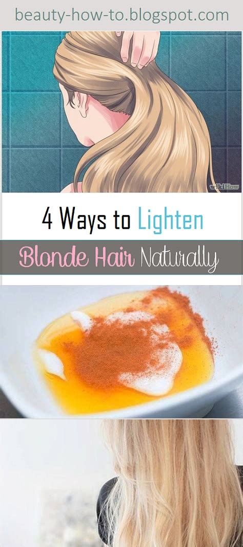 We consulted a color specialist for his top tips on what to other ways to go blonde involve getting partial or full highlights, balayage or ombré, all of which use going from brunette to blonde is a challenging task that largely depends on how dark your. 4 Ways to Lighten Blonde Hair Naturally - How To Beauty