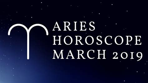 Aries daily horoscope for today. Aries Horoscope March 2019 - YouTube
