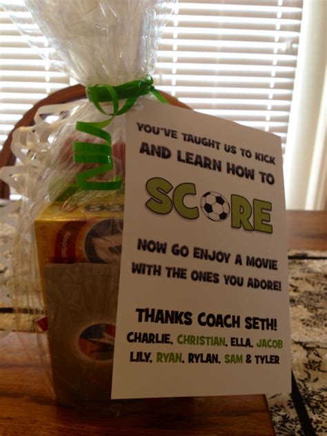 Perfect #soccer gift ideas for birthdays, special occasions, and end of season gifts! Found ideas on Pinterest and made for our Soccer Coach ...