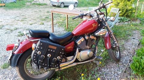 On the topic of chassis characteristics, responsible for road holding, handling. Yamaha XV 250 Virago 250 cm³ 1994 - Heinola ...