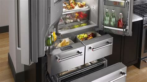 And for cleanup, nothing beats a kitchenaid. 5 Door Fridge | Kitchen Aid This KitchenAid® freestanding ...