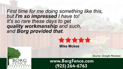 Enter a name to find and verify an email. Borg Fence - REVIEWS - Livermore, CA Fencing Reviews - YouTube