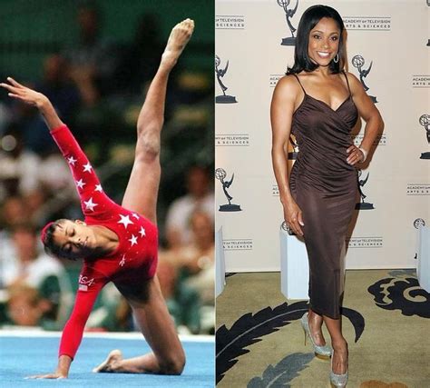 Dominique dawes was one of the leaders of the magnificent seven, which also included shannon miller, jaycie phelps, dominique moceanu, amanda borden, amy chow and kerri strug. Dominique Dawes's Feet