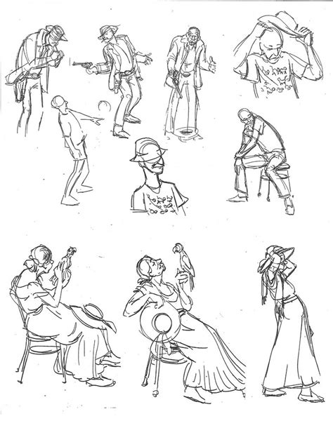 Gesture drawing for animation (walt stanchfield, edited by leo brodie). James_Fujii_013 Walt Stanchfield Class Quick Sketches 2 - Animation Insider