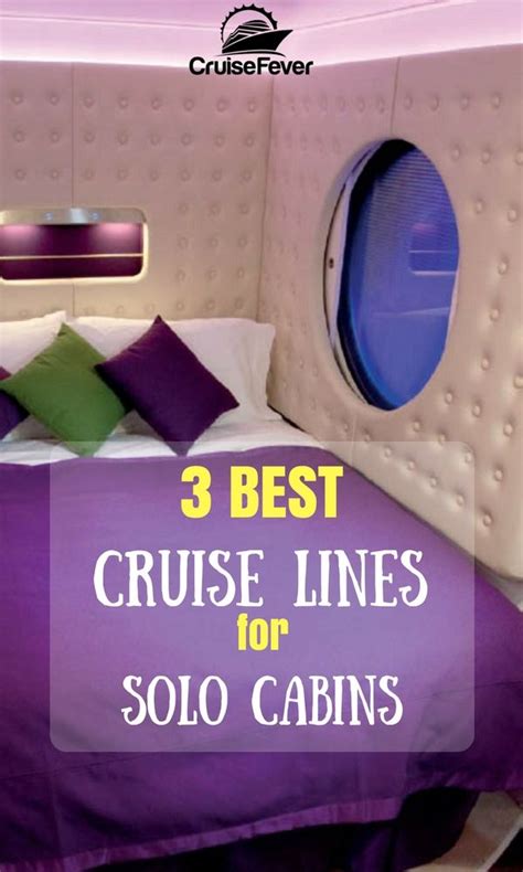 Even if you book a standard cabin, the single supplement is sometimes as low as 150%, even on standard voyages, so cruising solo. 3 Best Cruise Lines for Single Cabins | Best cruise lines ...