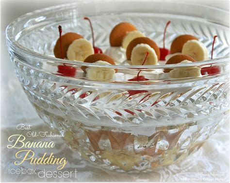 Maybe you would like to learn more about one of these? Best Old-Fashioned Banana Pudding Icebox Dessert ...