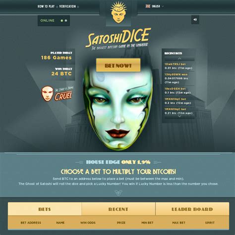 It's appreciated by many gamblers because of its ease of use. SatoshiDice - Bitcoin Gambling Dice Game