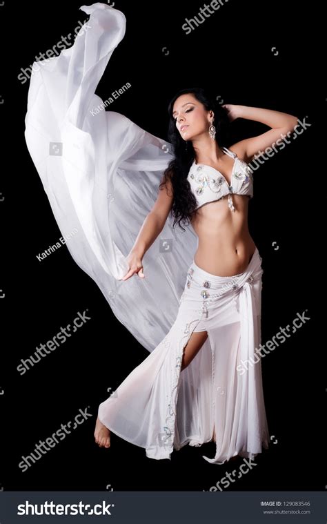The design and finish make this an item that can widely be used from a very. An Exotic, Brunette Bellydancer Dances With A Flowing ...