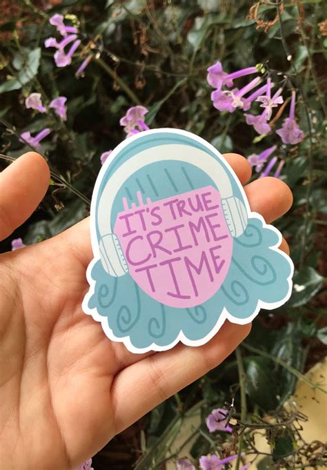 It's True Crime Time | True Crime | Podcast | Sticker in 2021 | True crime, Happy planner 