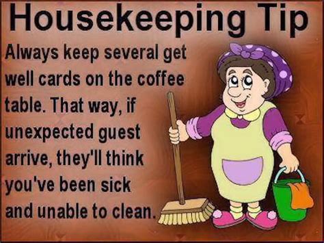 We are not trying to offend, just looking for a good laugh!! Funny Housekeeping Tip Pictures, Photos, and Images for Facebook, Tumblr, Pinterest, and Twitter