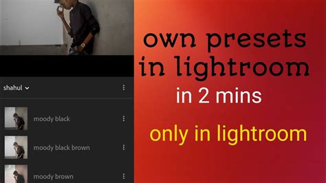 Lightroom presets can transform your raw captures into jpeg masterpieces. How to make our own presets in lightroom - YouTube