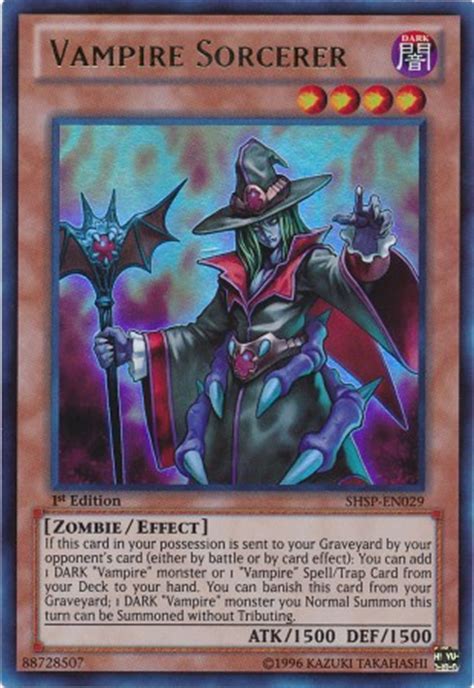 This is a super rare. Vampire Sorcerer | Yu-Gi-Oh! | FANDOM powered by Wikia