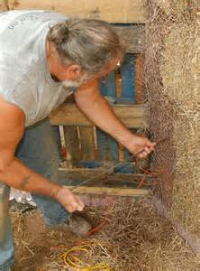 Needle example in a phrase. STITCHING STRAW BALE MAKES STRONG WALLS | Digging in the ...