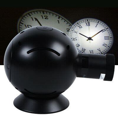 Projection alarm clocks send light towards an object and reflects it back in the direction of the viewer. LED Analog Projection Clock Wall/Ceiling with Based ...