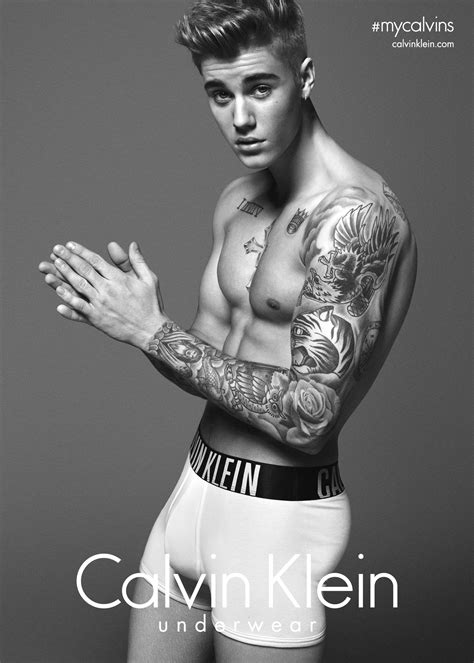 Nothing comes between justin bieber & his calvins the campaign images, shot by mert alas and marcus piggott. Justin Bieber in new Calvin Klein ads is no Mark Wahlberg ...