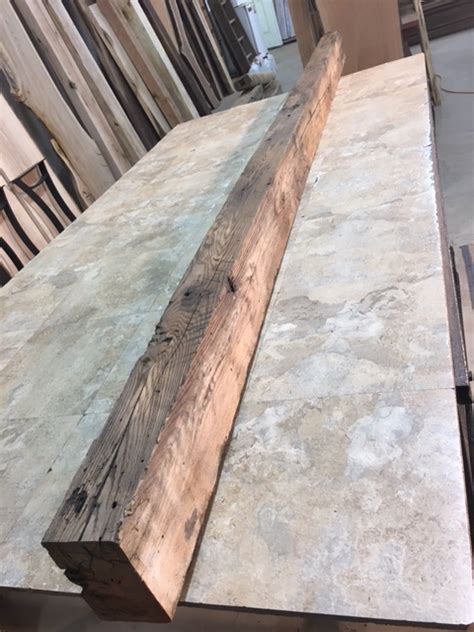 Some rougher edges are present. Reclaimed salvaged lumber. Reclaimed wormy chestnut. Ohio ...