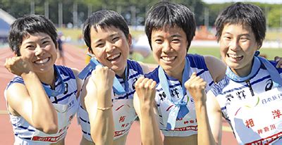 女子1600メートルリレー、佐藤美は大会新でゴールし、大会4冠を決める（2021年6月22日撮影）  写真の記事を読む  sponsored インターハイ陸上・南関東予選 先輩の背中追いかけて 相洋高 ...