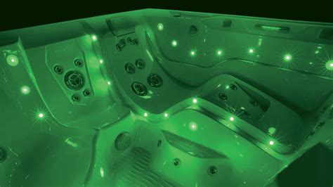 A combination of air and water, or air alone, is forced through the jets and produces a massaging action. Exploring Hot Tubs, Chromatherapy, and LED Lighting | Townley