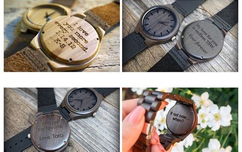 Happy birthday wishes for boyfriend romantic: Promo Offer Engraved Wooden Watch for Men Boyfriend Or ...