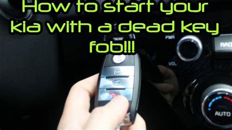 Has new batteries and have the same problem with both fobs. How to start your car with a dead key fob - YouTube