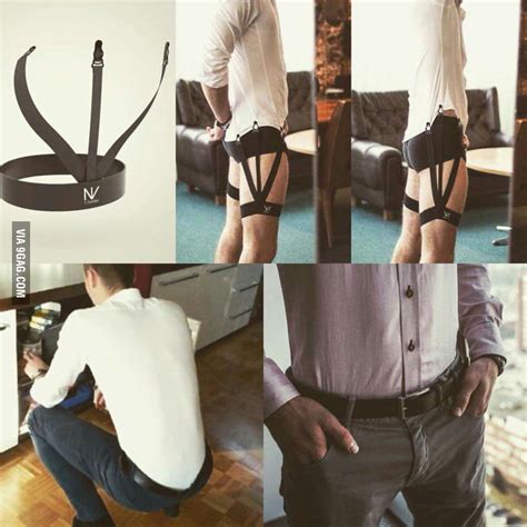 The garter belt has had an interesting history in various forms since historical fabrics used to make stockings didn't have much stretch. A garter belt... for your dress shirt - 9GAG