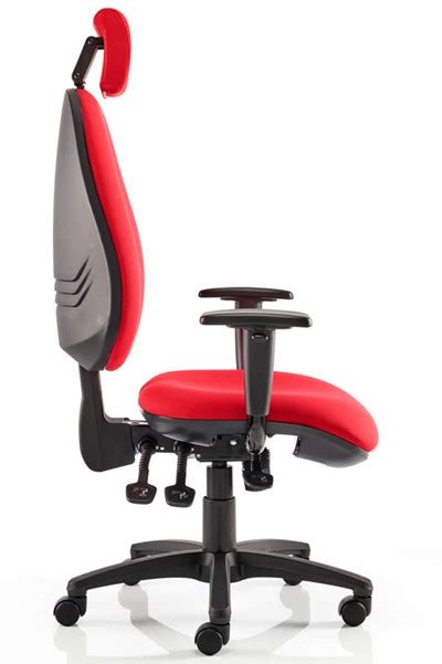 An office chair is undoubtedly the most important piece of office equipment for a healthy back. Black High Back Lumber Support Office Chair - Seat Tilt ...