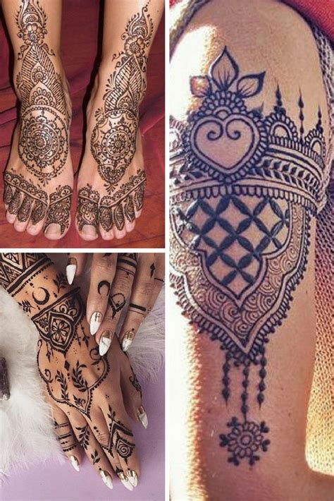 So this is an idealistic henna tattoo design. Henna-Tattoo: Die 20 schönsten Tattoo-Ideen für Hand, Arm ...