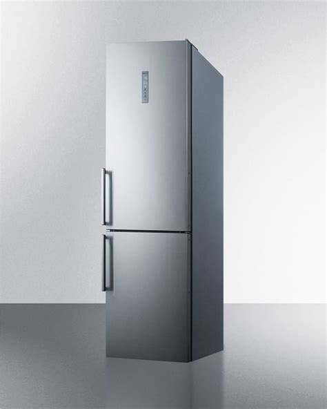 It does not offer through the door ice service. Summit FFBF192SS 24 Inch Counter Depth Bottom-Freezer ...